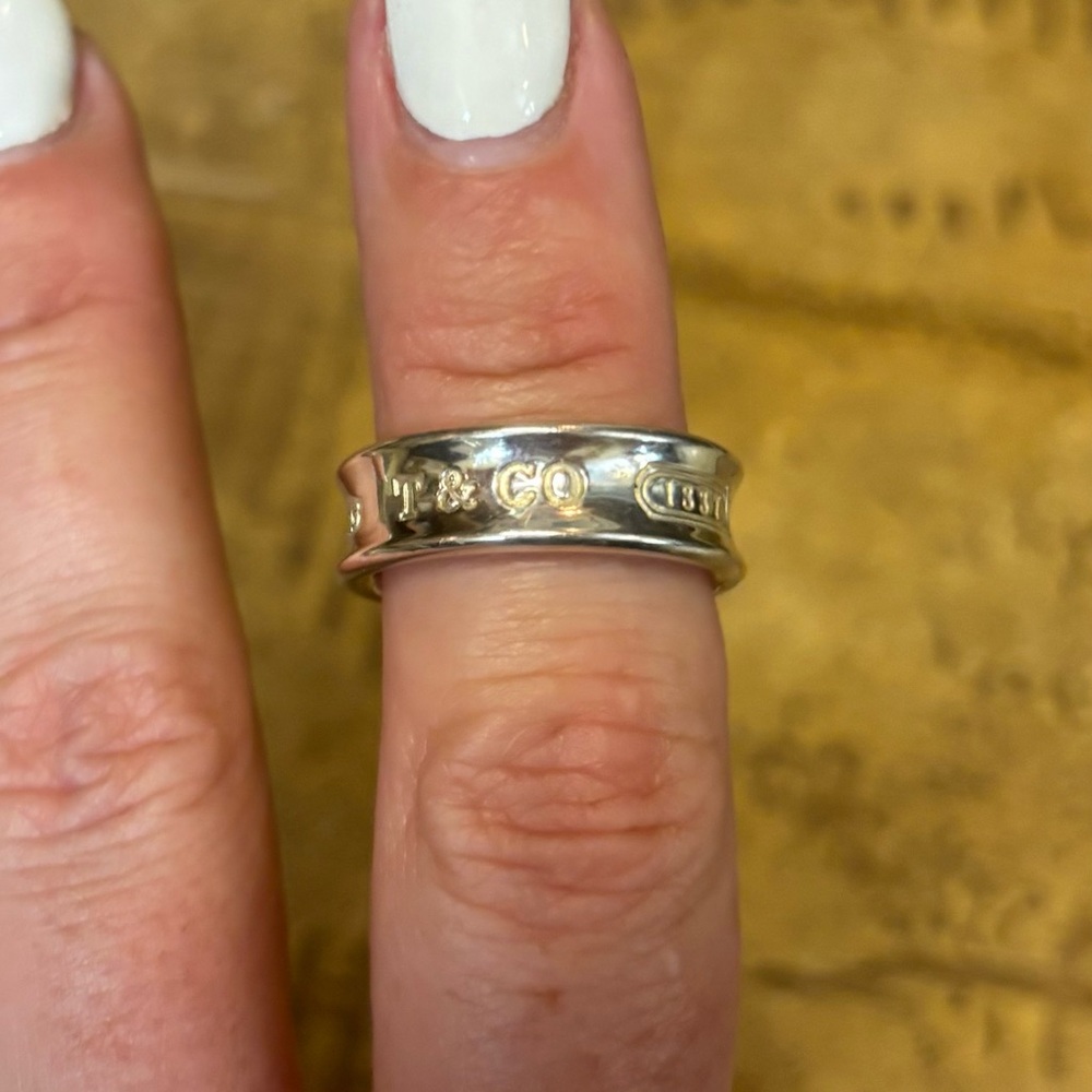Tiffany & Co. Sterling Silver Branded Ring
